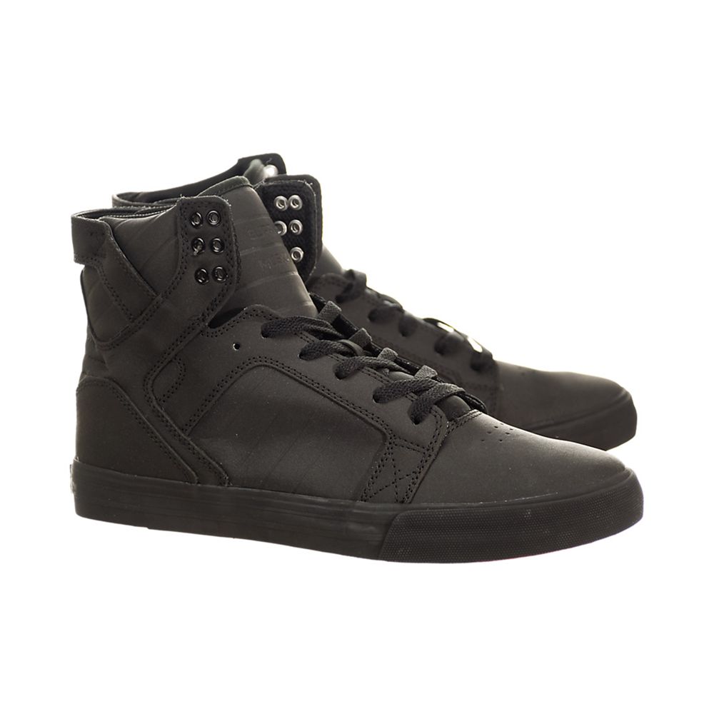 Baskets Montantes Supra SkyTop Noir Black/Black Homme | HQY-04862414